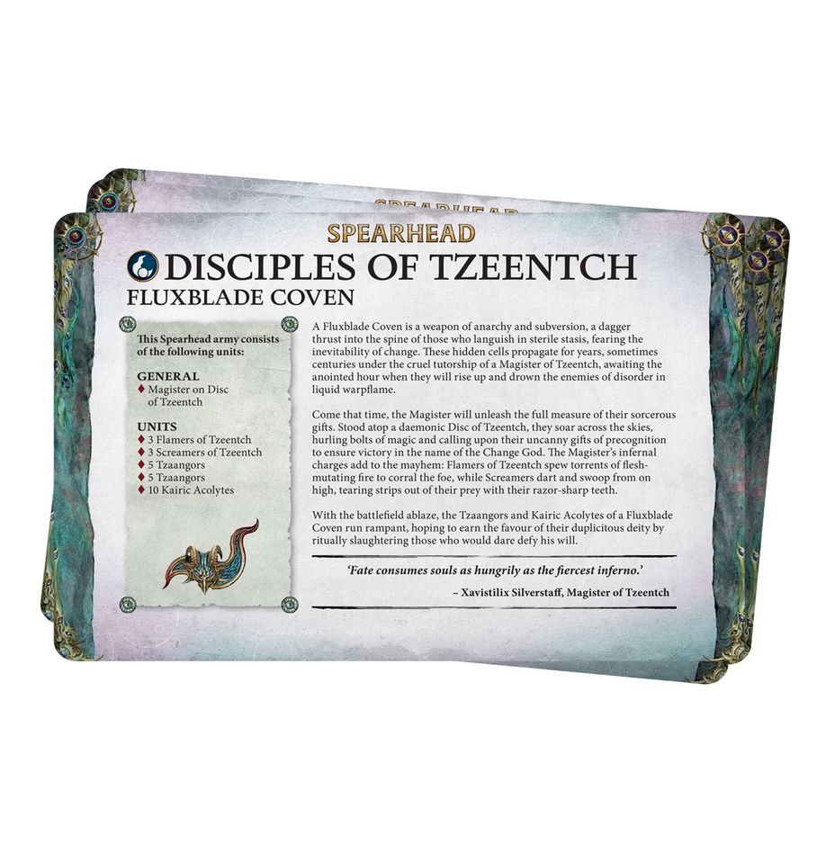 FACTION PACK: DISCIPLES OF TZEENTCH ENG