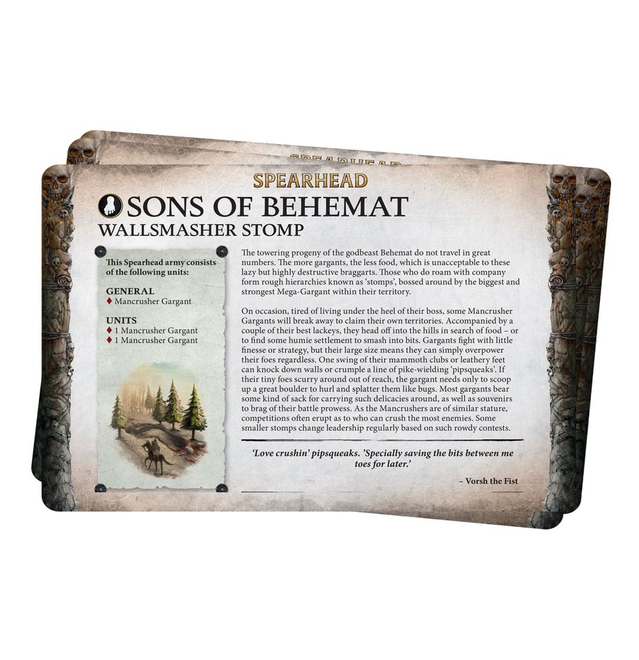 FACTION PACK: SONS OF BEHEMAT (ENG)