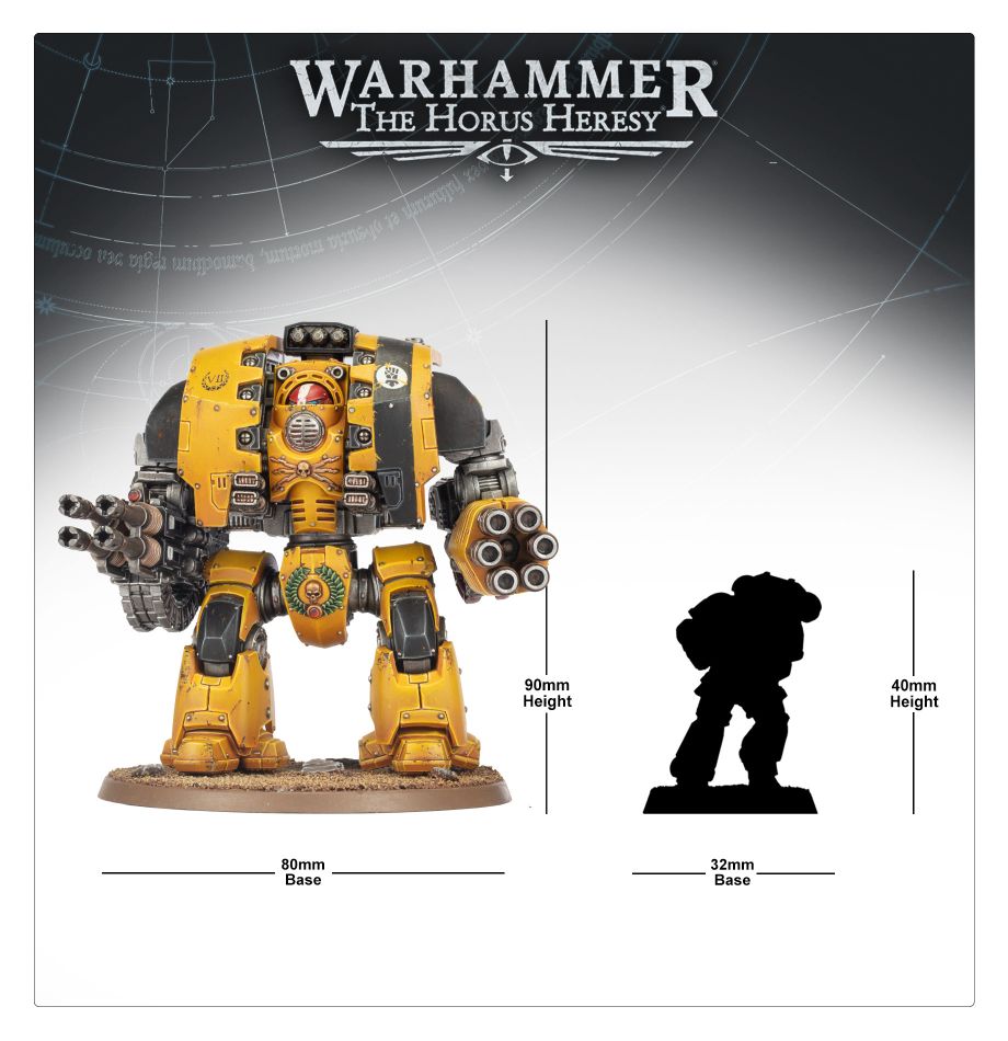 Legiones Astartes: Leviathan Siege Dreadnought with Ranged Weapons- Warhammer The Horus Heresy