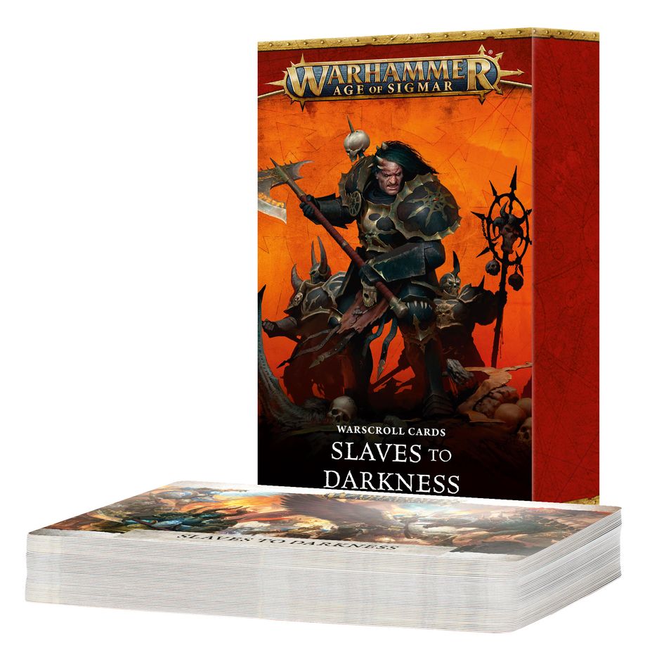 WARSCROLL CARD: SLAVES TO DARKNESS (ENG)