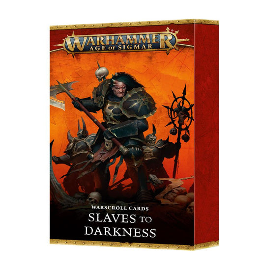 WARSCROLL CARD: SLAVES TO DARKNESS (ENG)