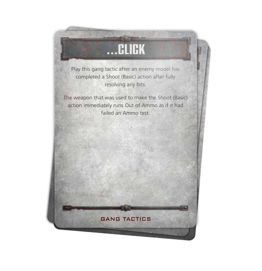 NECROMUNDA: CORE GANG TACTICS CARDS ENG