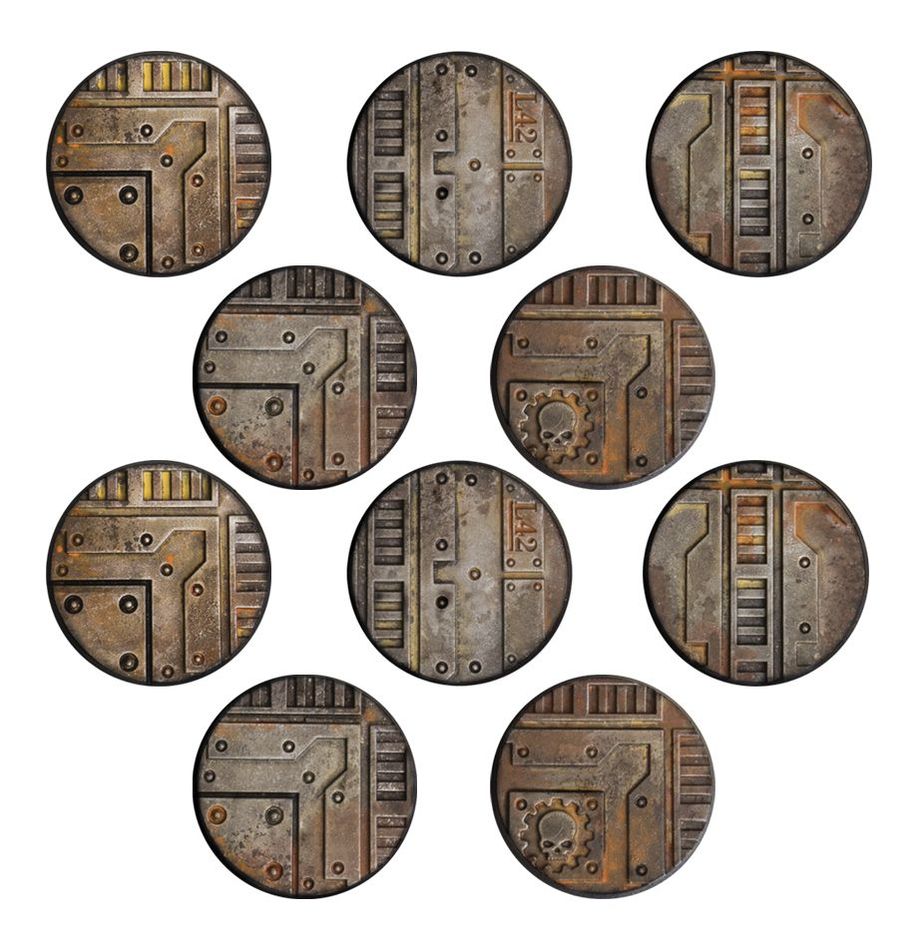 NECROMUNDA 32MM BASES (X10)