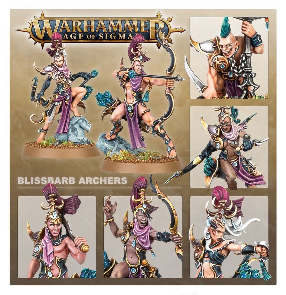 HEDONITES OF SLAANESH: BLISSBARB ARCHERS