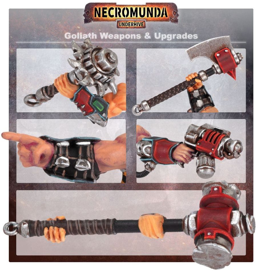 NECROMUNDA: GOLIATH WEAPONS & UPGRADES