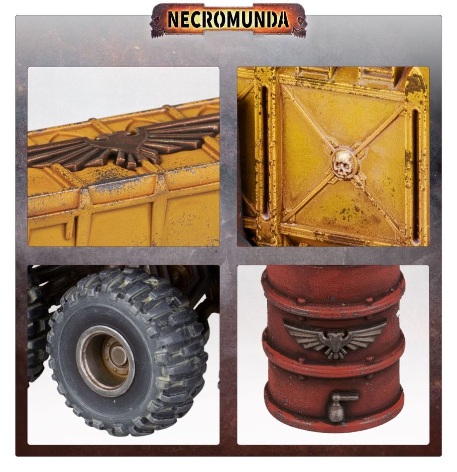 NECROMUNDA: CARGO-8 RIDGEHAULER TRAILER