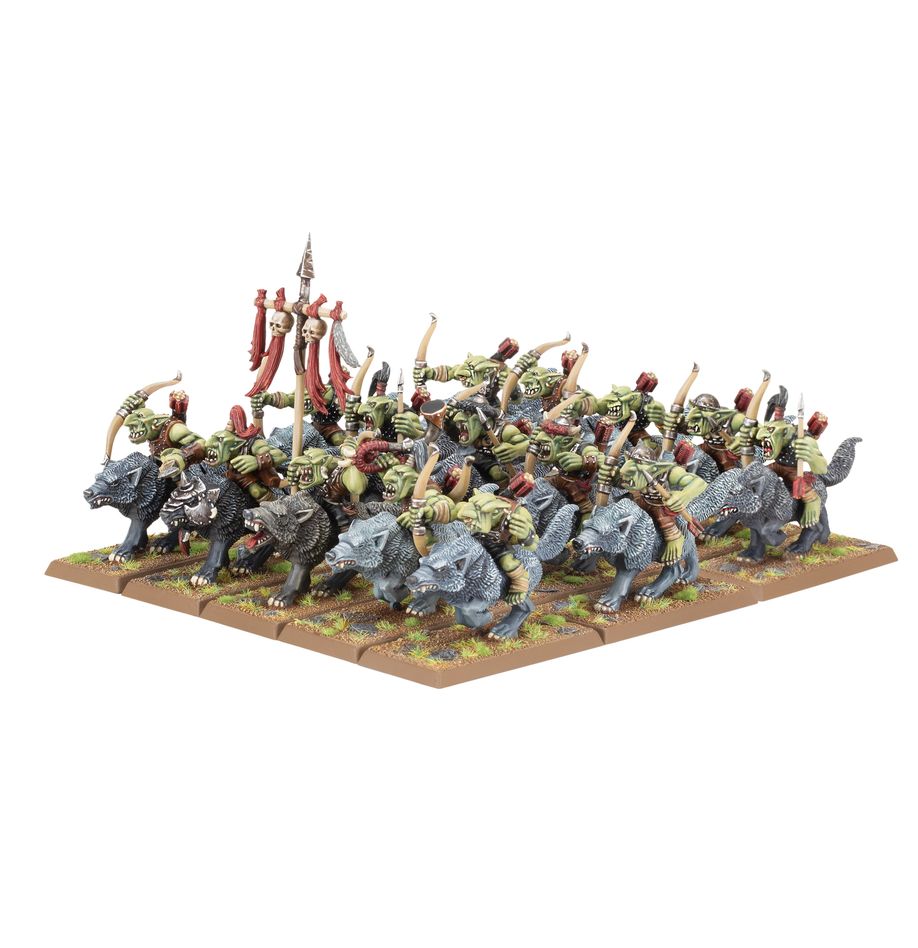 O&G TRIBES: GOBLIN WOLF RIDER MOB