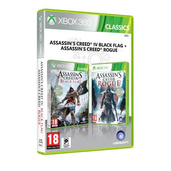 Assassins Creed Black Flag + Rogue (Pre-owned Xbox 360)