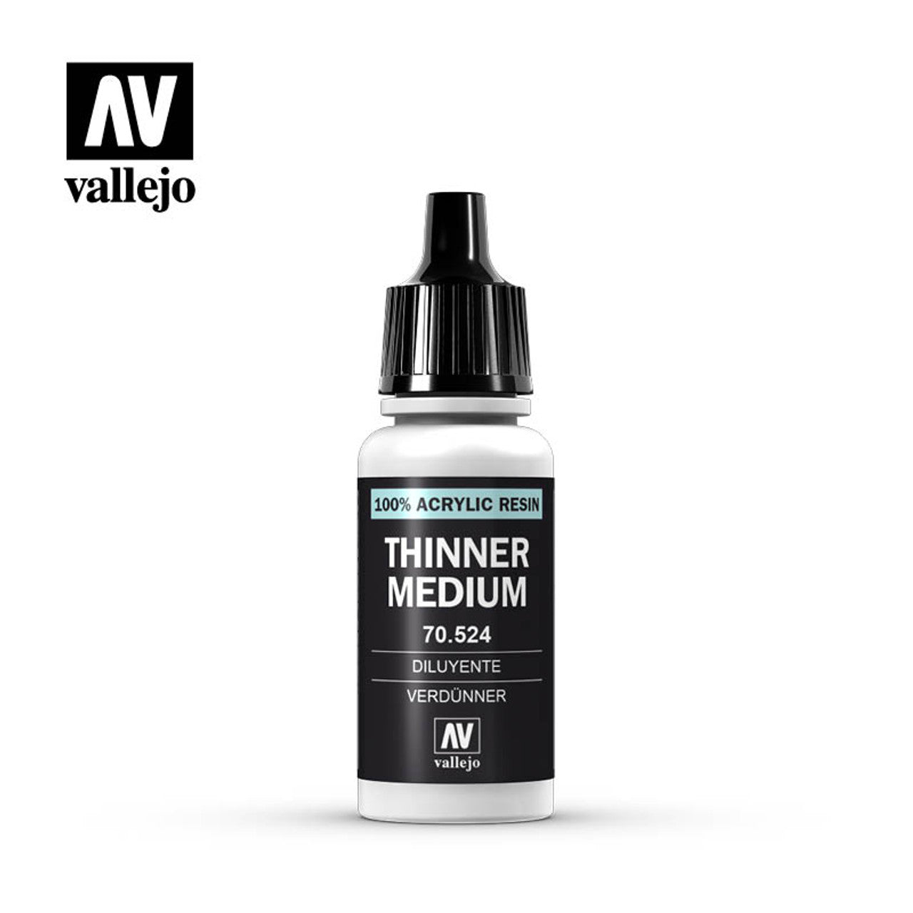 Thinner Medium(Vallejo): Diluyente (Verdunner) - 17 ml