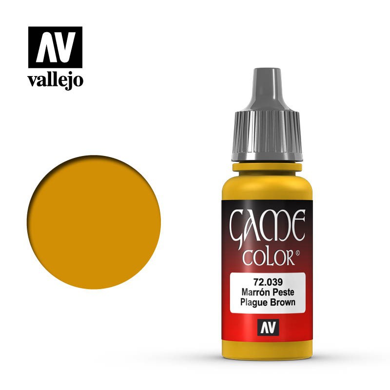 Game Color(Vallejo): Plague Brown (Marron Peste) - 17 ml