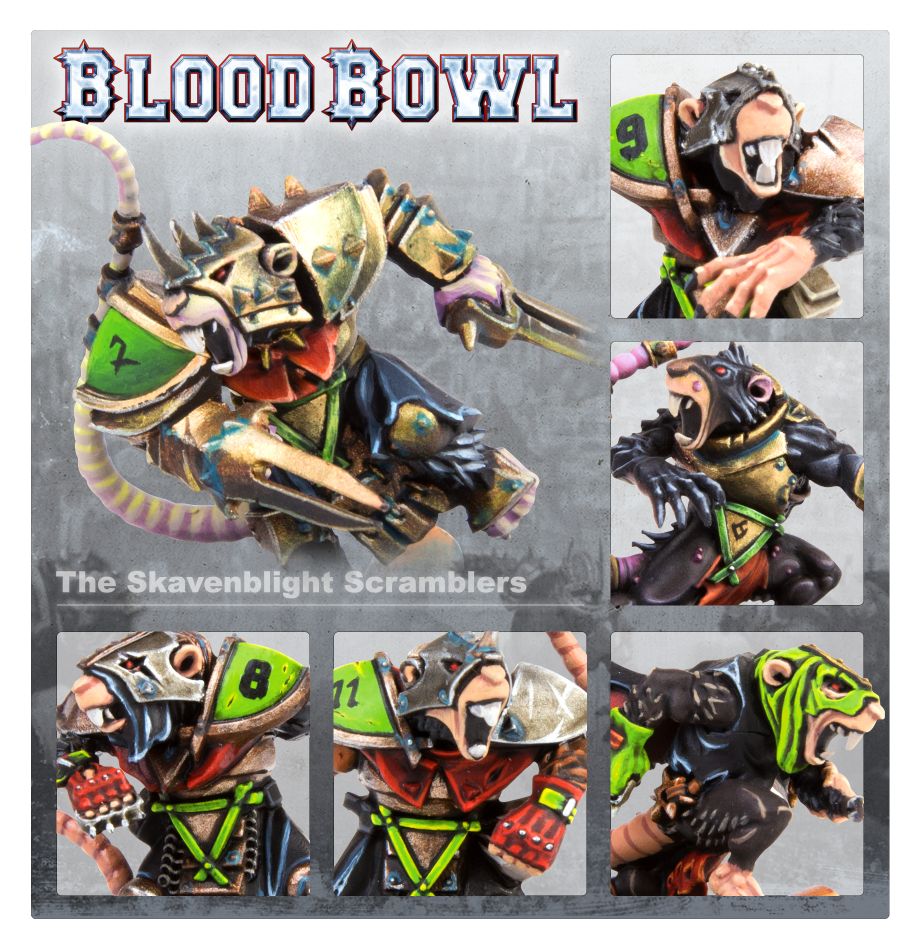 Blood Bowl Skaven Team: Skavenblight Scramblers