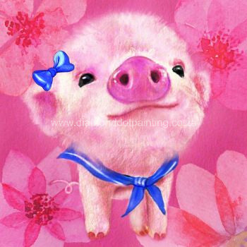 DDP0051 Little Oink- Diamond-Dot